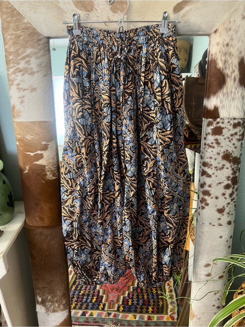 Out From Under Jasmine Printed Balloon Pants Boho Harem Pants